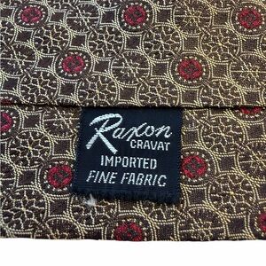 Raton Cravat Brown and Red Patterned Tie